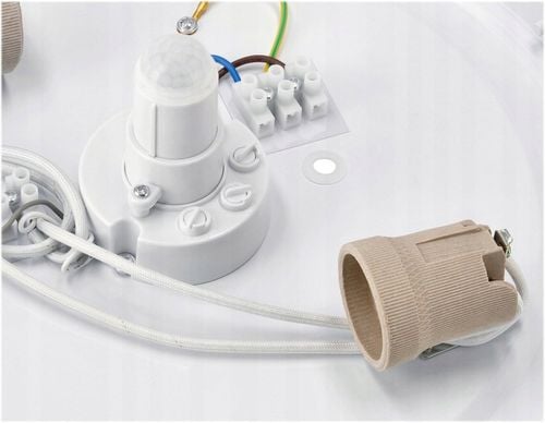 Plafon LED Lampa Sufitowa Z Czujnikiem Ruchu i Zmierzchu 2xE27 PIR na Arena.pl