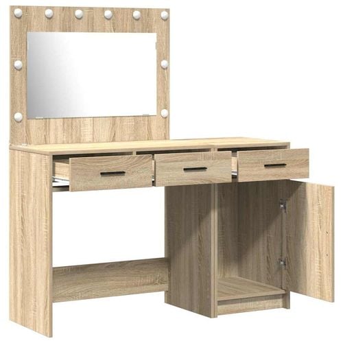 Toaletka 2 pcs Brązowy 40 x 41 x 75 cm Materiał drewnopochodny na Arena.pl