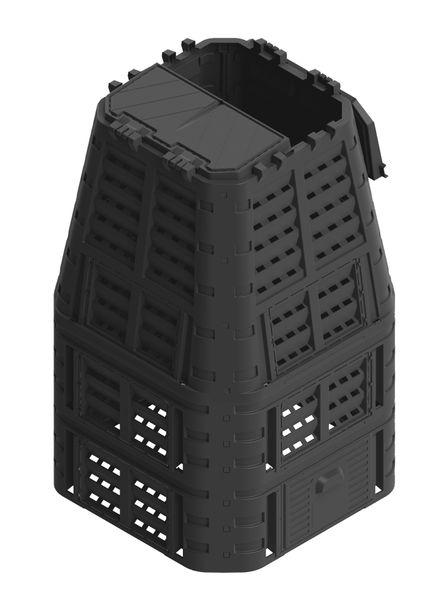 kompostownik 1000l | czarny zdjęcie 2