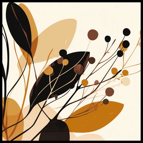 Plakat 90x90cm Jesienne Sylwety na Arena.pl