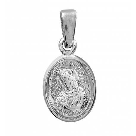 SREBRNY MEDALIK Z MATKĄ BOSKĄ PRÓBA SREBRA 925 GRAWER GRATIS! zdjęcie 1