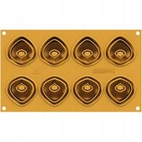 Forma silikonowa Silikomart Tortellino - 8 gniazd Ø5,4 cm do deserów
