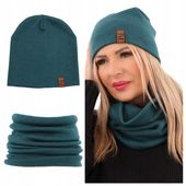 KOMPLET CZAPKA KOMIN DAMSKI POLSKI PRODUCENT NA ZIMĘ PREZENT DLA NIEJ