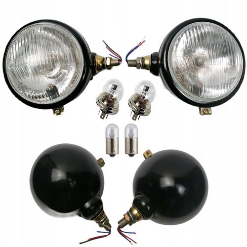 Lampy przednie reflektory 2szt. C-328 C-330 C-360 URSUS z żarówkami 330 360 na Arena.pl