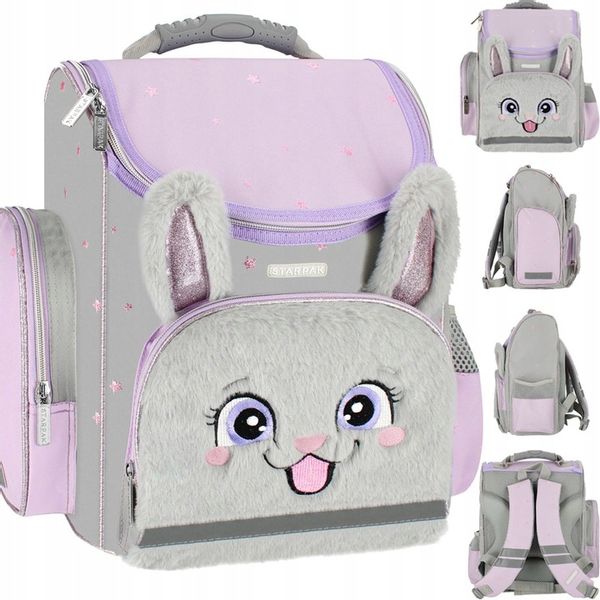 TORNISTER SZKOLNY KRÓLIK LILIOWY zdjęcie 2