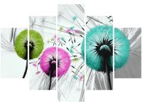 105CM 150CM OBRAZ 5 ELEM KOLOROWE DMUCHAWCE DRUK