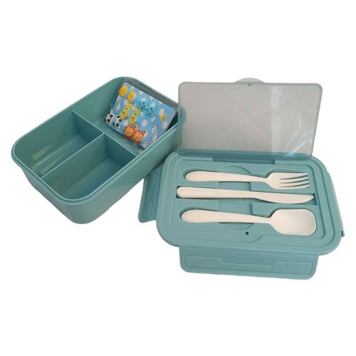 Lunchbox 3 przegrody 1400ML Zielony na Arena.pl