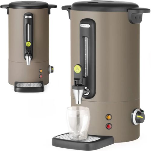 Warnik do wody grzanego wina z kranem tacką ociekową 9 l 950 W - taupe na Arena.pl