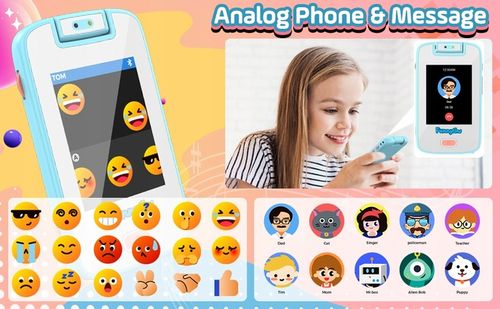 Smartfon dla dzieci z kamera i 12 grami Rozrywka i nauka pamięć (Niebieski) na Arena.pl