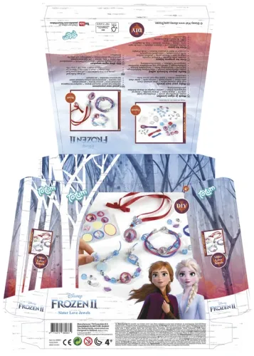 Totum Disney Frozen 2 KRAINA LODU zestaw kreatywny do robienia bransoletek na Arena.pl