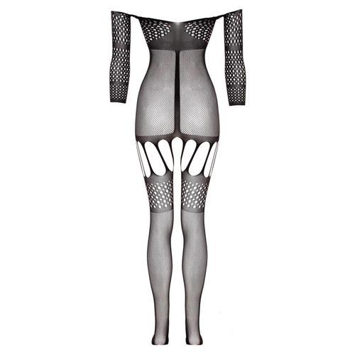 stunning suspender-bodystocking rosa - black na Arena.pl