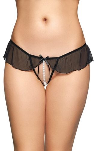 stringi koronkowe softline collection czarny m/l na Arena.pl