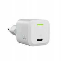 Biała Szybka Ładowarka GC Power GaN 33W 1x USB-C Power Delivery do telefonu