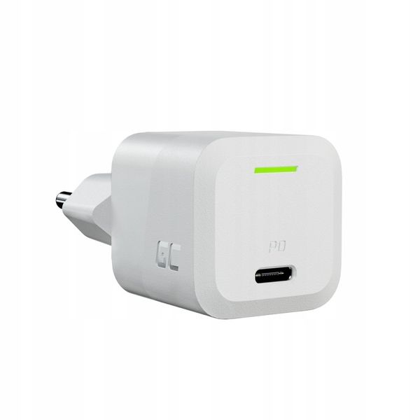 Biała Szybka Ładowarka GC Power GaN 33W 1x USB-C Power Delivery do telefonu zdjęcie 1