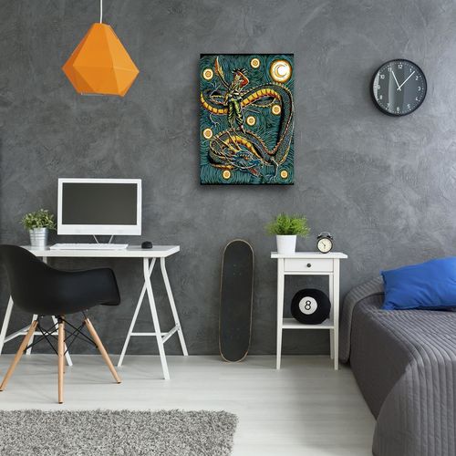 Deco Panel, Bohater i smok 50x70 na Arena.pl