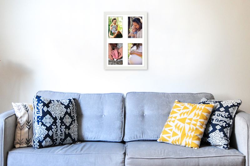 Ramka na 4 zdjęcia Hekla 30x40x4 galeria biały 1szt. zdjęcie 4