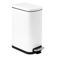 Kosz na Śmieci Odpady do Domu Kuchni ViO 10B3-REM z Pedałem Biały 10L