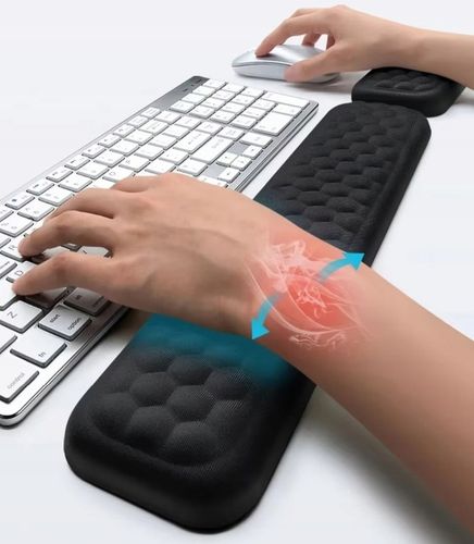 ERGONOMICZNA PODKŁADKA POD NADGARSTEK KLAWIATURĘ MYSZKĘ MASUJĄCA JAKOŚĆ na Arena.pl