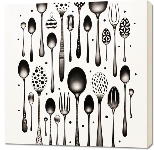 Obraz 90x90cm Narzędzia Smaku zdjęcie 1