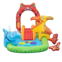 plac zabaw dmuchany jurassic 241 x 140 x 137 cm bestway 53160