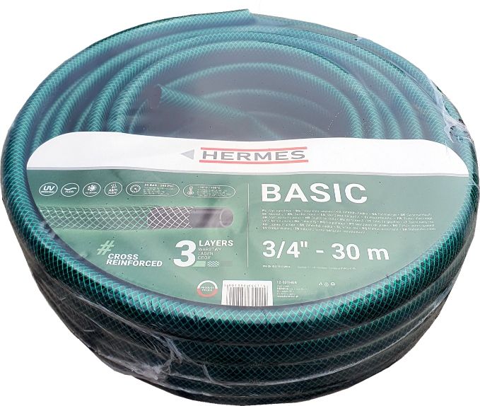 WĄŻ OGRODOWY SPRINT/BASIC 3/4" 30m -3 WARSTWY zdjęcie 2