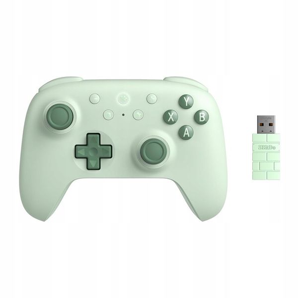 Pad Bezprzewodowy 8Bitdo Ultimate 2C Green Hall Effect 2.4G BT Android PC zdjęcie 1