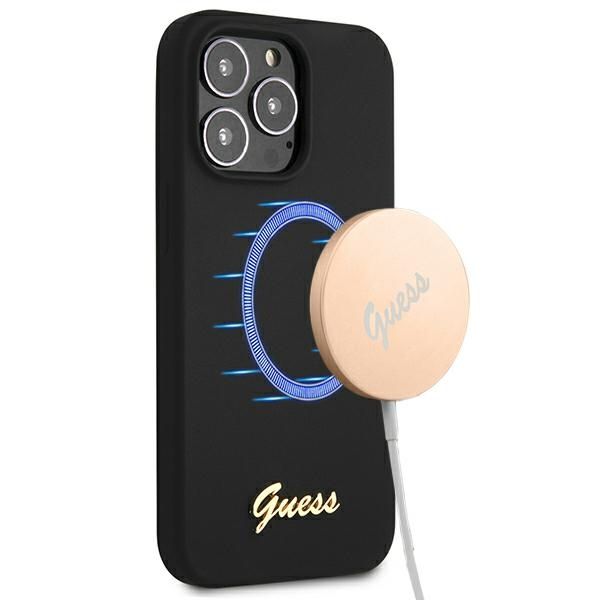 Etui Guess do iPhone 13 Pro Max, Czarny, MagSafe zdjęcie 1
