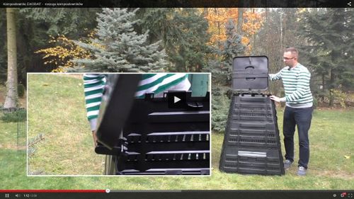 KOMPOSTOWNIK ECOSMART 480L CZARNY - NOWY MODEL na Arena.pl