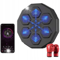 TARCZA BOKSERSKA TRENINGOWA MUZYCZNA BLUETOOTH MASZYNA BOKSERSKA + Rękawice