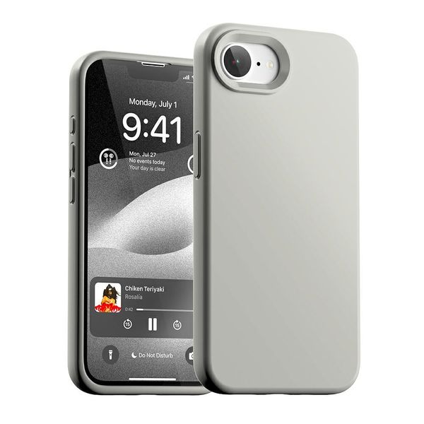 etui mercury silicone do iphone 16e      kamienny zdjęcie 1