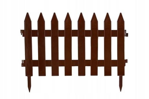 Płotek Palisada Ogrodowa 3,2m IPŁSU Brązowa na Arena.pl