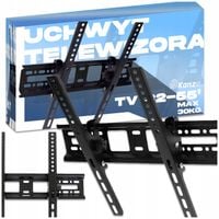 UCHWYT DO TELEWIZORA 32-55" UNIWERSALNY MOCNY 30 KG Z REGULACJĄ NACHYLENIA