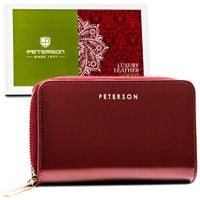 portfel skórzany ptn bc-418-1629 red