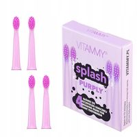KOŃCÓWKI DO SZCZOTECZKI SONICZNEJ DLA DZIECI VITAMMY SPLASH PURPLY 4SZT