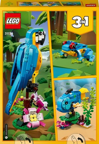 LEGO Creator 3 w 1 31136 Egzotyczna papuga 3w1 na Arena.pl