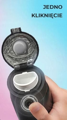 TERMOS BUTELKA TERMICZNA 500ML BIDON Z USTNIKIEM STAL NIERDZEWNA NIEBIESKI na Arena.pl