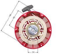 Rozrusznik agregatu chińskiego Lifan Kipor Loncin Zongshen 173 metalowe zabieraki T2 NZ563