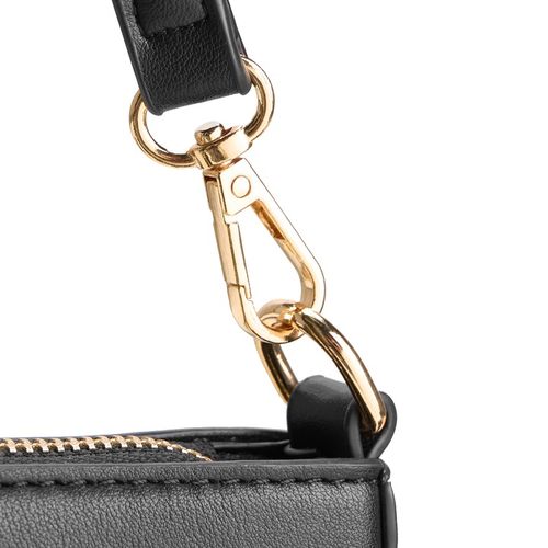 BETLEWSKI Mała torebka wizytowa kopertówka dwa paski wygodna sztywna na Arena.pl