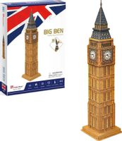 CUBIC Fun Puzzle 3D światowa Architektura ZEGAR Big Ben 44 elementów C094h