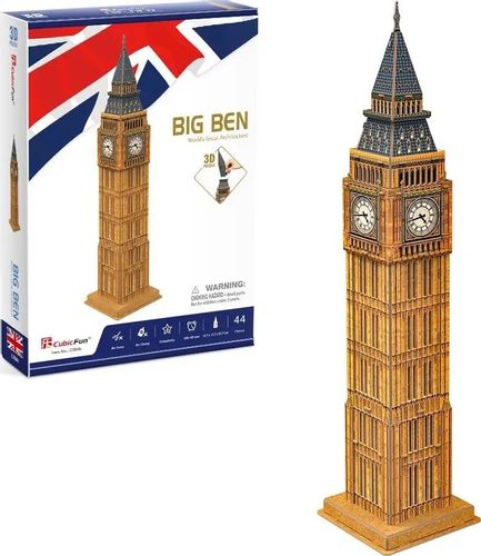 CUBIC Fun Puzzle 3D światowa Architektura ZEGAR Big Ben 44 elementów C094h na Arena.pl