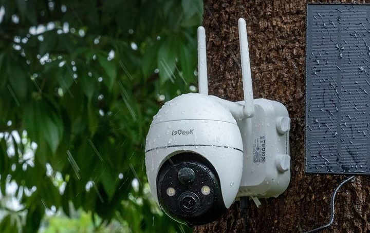 ZEWNĘTRZNA SOLARNA KAMERA OBROTOWA BATERIE WIFI 3MP 64GB Z PANELEM SOLARNYM zdjęcie 3