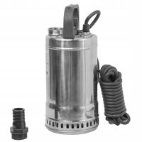 2X WYDAJNA POMPA ZATAPIALNA DO BRUDNEJ CZYSTEJ WODY IBO SWQ 180 INOX 70l/mi
