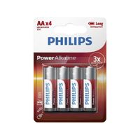 Philips Bateria AA LR06 LR6 Power Alkaline Alkaliczna  4szt Phil-LR6P4B/10