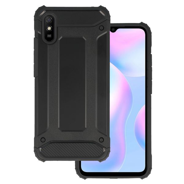 Armor Carbon Case do Xiaomi Redmi 9A Czarny zdjęcie 1