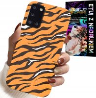 ETUI DO SAMSUNG GALAXY A31 - PLECKI W TYGRYSIE PASKI POKROWIEC +SZKŁO