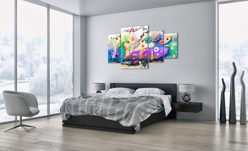 Obraz Na Płótnie - Ryby Pastele  - 160X90 Cm - Dl160X90-4096 na Arena.pl