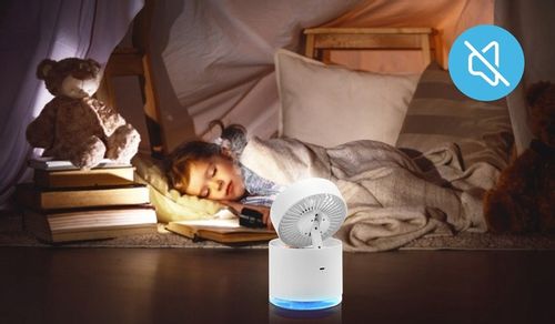 PRZENOŚNY MINI WENTYLATOR Z MGIEŁKĄ 10W 4W1 na Arena.pl