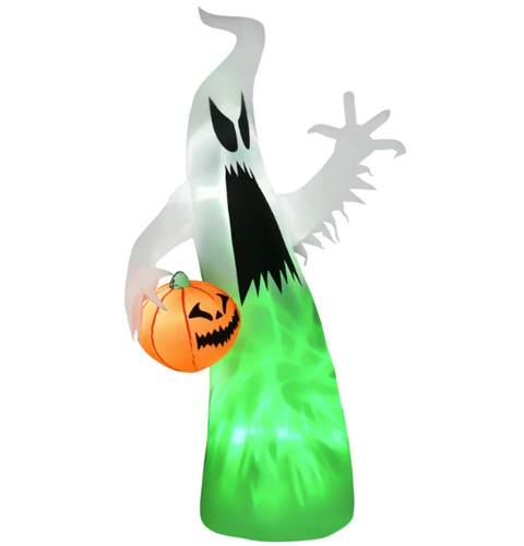 Dmuchany duch dynia halloween straszna dekoracja LED na Arena.pl