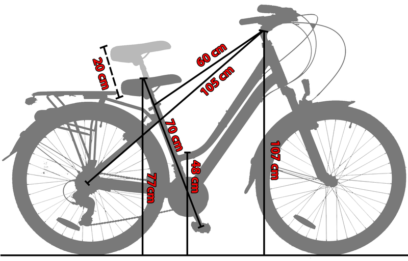 Rower trekkingowy 28 Fuzlu Escape 1.0 Lady (18") czarny/czerwony/biały mat zdjęcie 4