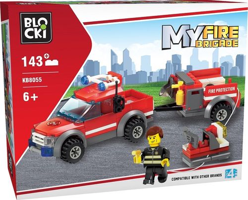 Klocki Blocki MyFire Auto z Przyczepą 143 e na Arena.pl